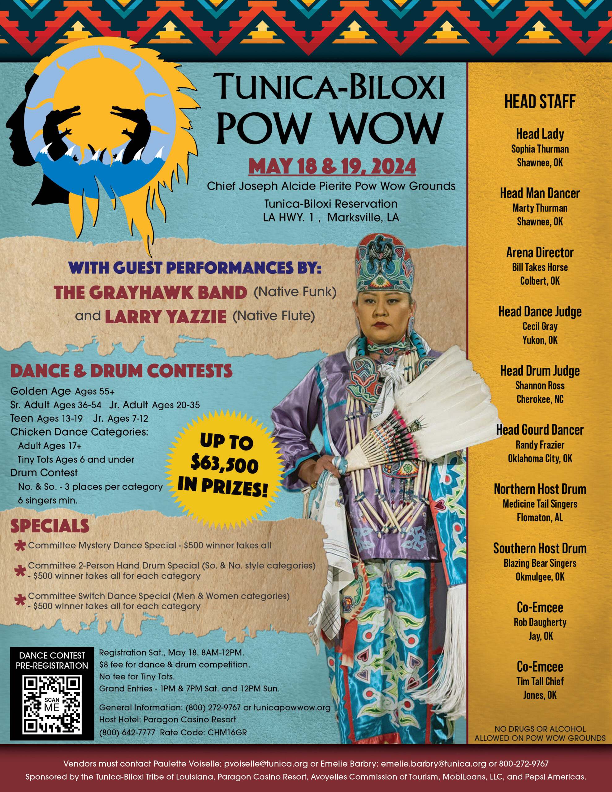 2024 Pow Wow TunicaBiloxi Tribe of Louisiana Marksville, LA